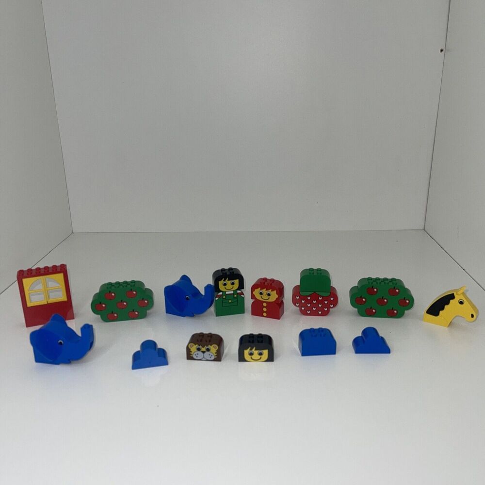 Lego DUPLO Vintage Parts Pieces Window Apple Elephant Horse Printed Specialty